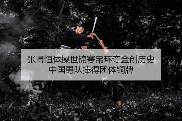 张博恒体操世锦赛吊环夺金创历史 中国男队捧得团体铜牌